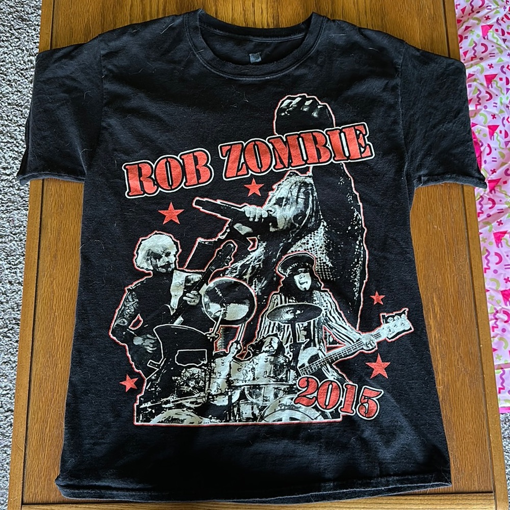 🎸 2015 Rob Zombie Concert T-Shirt – Authentic Tour Merchandise